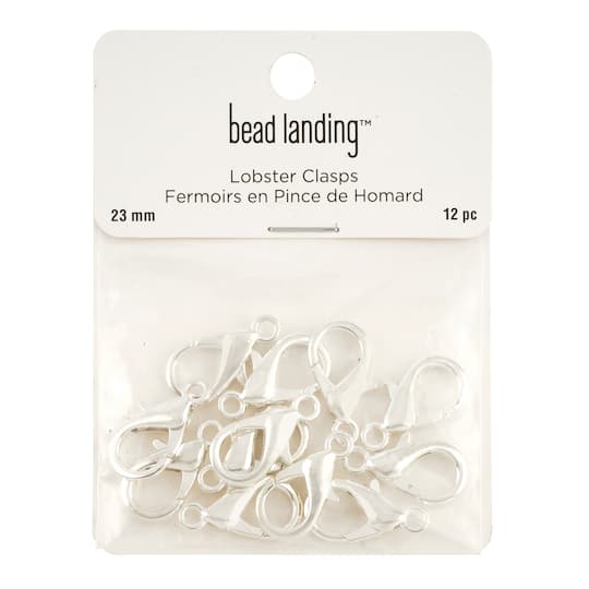 12 Packs: 12 ct. (144 total) 23mm Lobster Claw Clasps by Bead Landing™